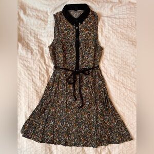 H&M divided floral dress size 2